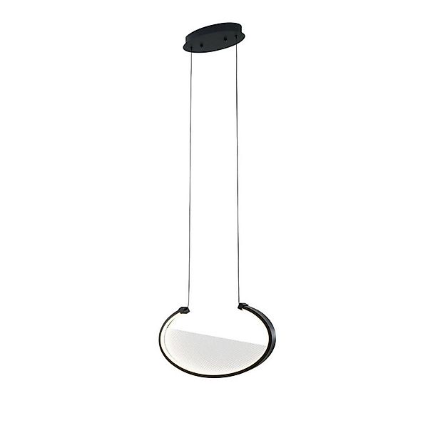 LED-Hängelampe Adele, Länge 37 cm, schwarz, Metall günstig online kaufen