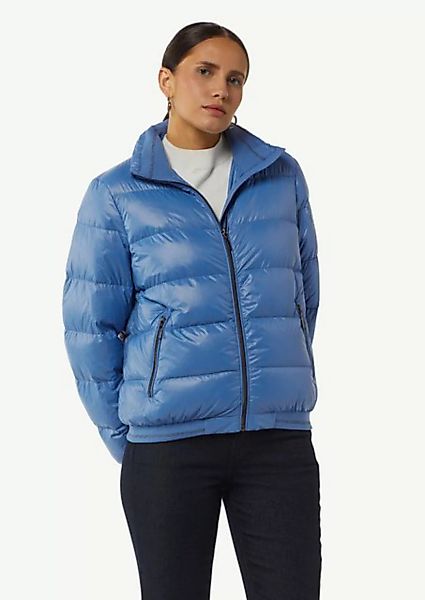 Comma Kurzjacke Pufferjacke mit Stehkragen und Rippbündchen Rippbündchen günstig online kaufen