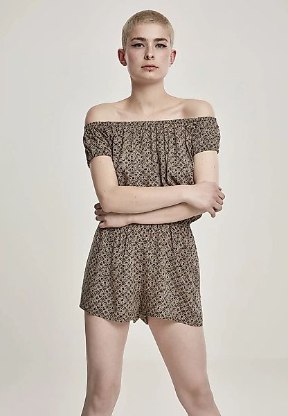 URBAN CLASSICS Jumpsuit "Damen Ladies Off Shoulder Short Jumpsuit", (1 tlg. günstig online kaufen