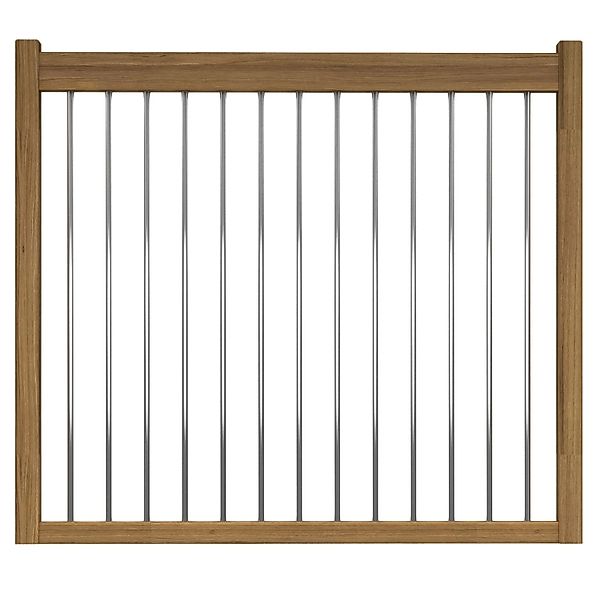 Dolle Brüstungsgeländer zu Raumspartreppe Lyon Eiche Metallstäbe 2 m FSC® günstig online kaufen