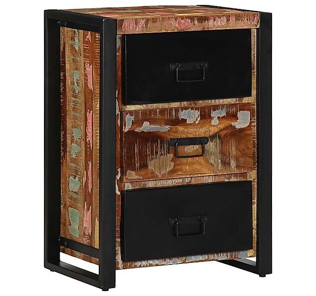 vidaXL Sideboard Schubladenschrank Mehrfarbig 50x35x70 cm Massivholz Althol günstig online kaufen