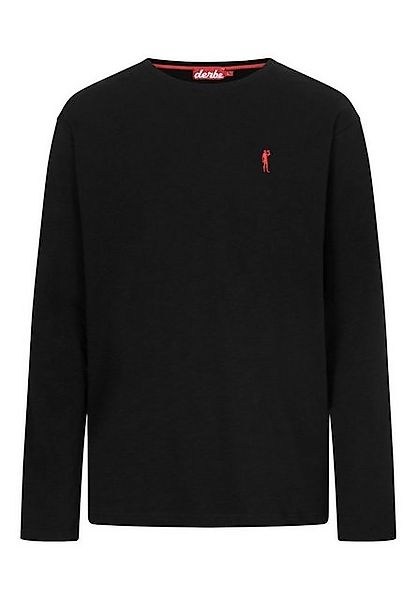 Derbe Langarmshirt Basic Kippes Herren Longsleeve (1-tlg) günstig online kaufen