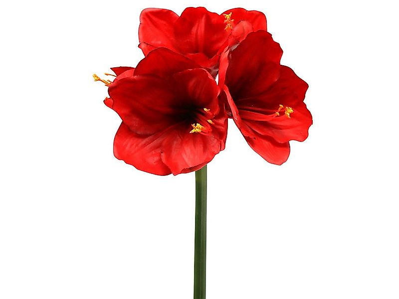 Winterliche Kunstpflanze Künstliche Amaryllis Rot 75cm – Täuschend Echte Se günstig online kaufen
