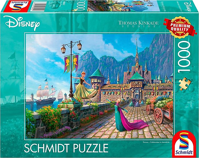 Schmidt Spiele Puzzle Disney, Frozen, Celebrating in Arendelle von Thomas K günstig online kaufen