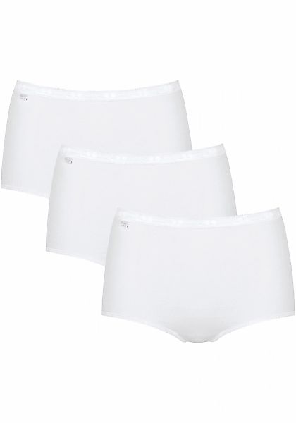 sloggi Maxislip "Basic+", (3er Pack), perfekter Sitz, Baumwollmischung, wei günstig online kaufen
