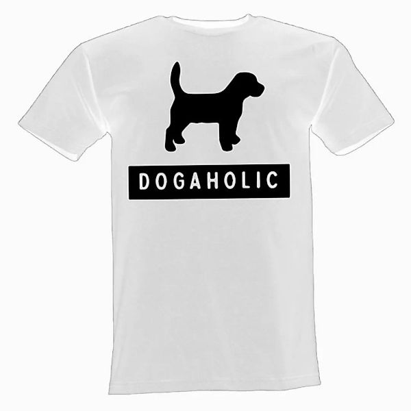 Lustige & Witzige T-Shirts T-Shirt T-Shirt Dogaholic Fun-Shirt Hunde Dog Lo günstig online kaufen
