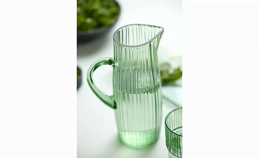 Bitz Krug  Kusintha ¦ grün ¦ Glas ¦ Maße (cm): B: 9 H: 25 Gläser & Karaffen günstig online kaufen