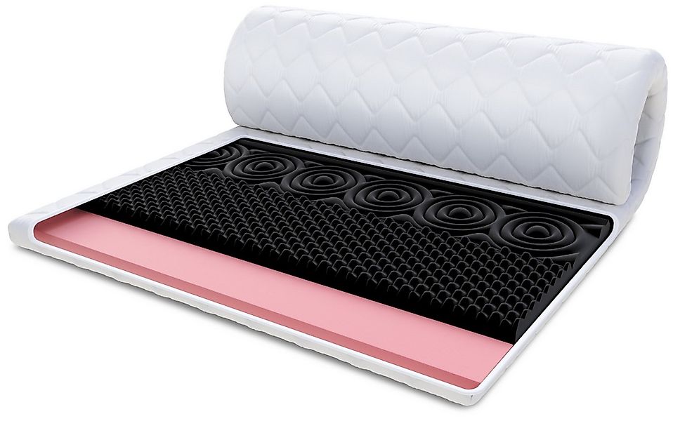 FDM, Topper NERO VISCO 90x200, 140x200, 160x200, 180x200 cm, 7 cm hoch, (Ko günstig online kaufen