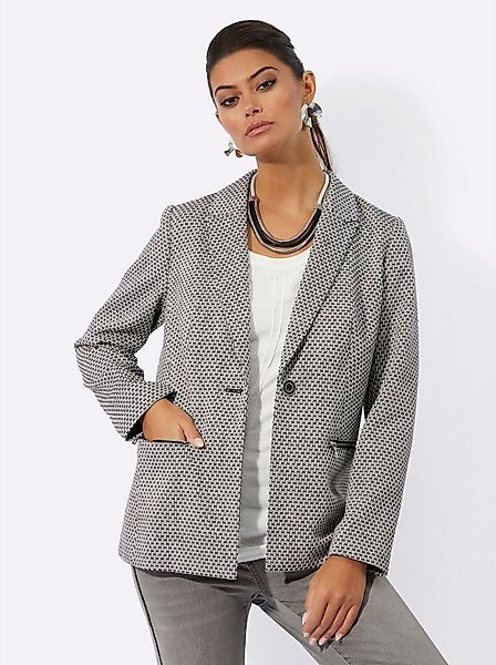 creation L Blusenblazer Jacquardblazer . günstig online kaufen