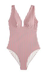 Next Badeanzug Bauchformender Badeanzug mit tiefem günstig online kaufen