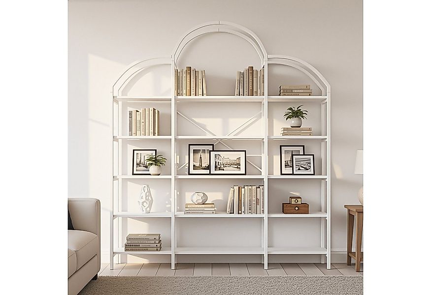 Flieks Bücherregal Hochschrank Bücherwand Büroregal, B170/T25/H190 cm 1-tlg günstig online kaufen