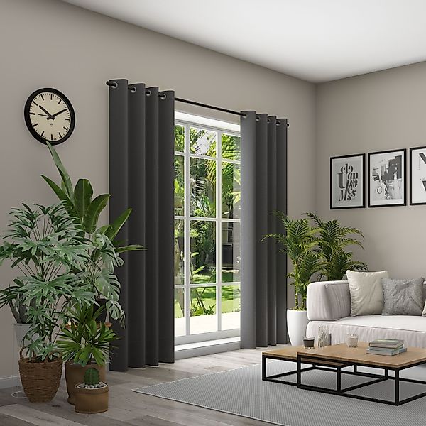 Neutex for you Vorhang "Linessa" Ösen 1 tlg. HxB: 245x137, Ösenschal mit Me günstig online kaufen