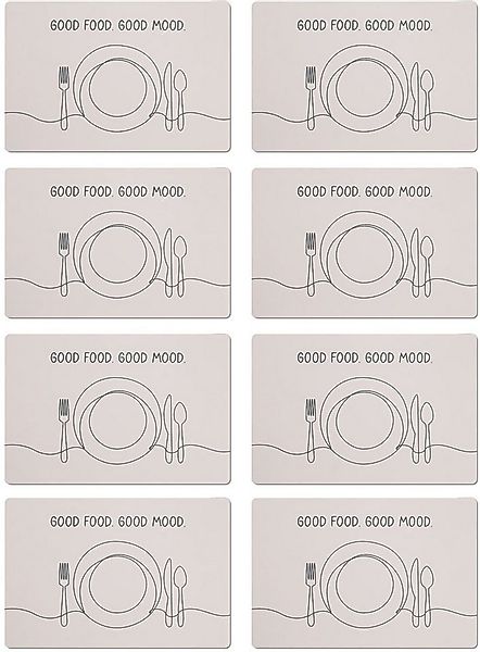 Zeller Present Platzset "Good Food", 8er Set, Kunststoff günstig online kaufen