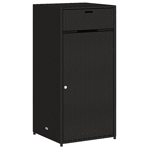 vidaXL Gartenbox, Gartenschrank Schwarz 55x55x111 cm günstig online kaufen