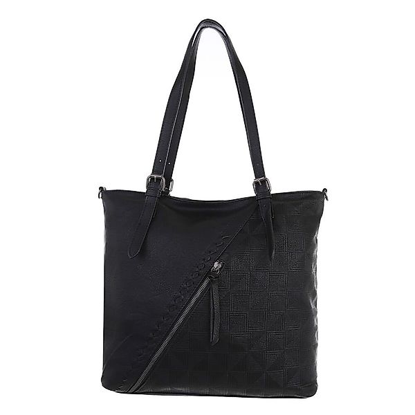 Ital-Design Schultertasche Mittelgroße, Damentasche used Look günstig online kaufen