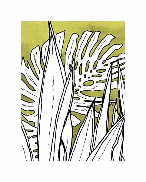 Komar Bild "Dried Leaves" Natur 1 Stk. tlg. Wandbild zur Dekoration - ohne günstig online kaufen