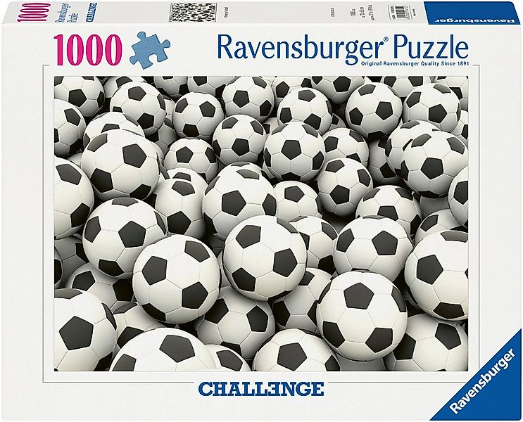 Ravensburger Puzzle Challenge, Fußball, 1000 Puzzleteile, Made in Germany günstig online kaufen
