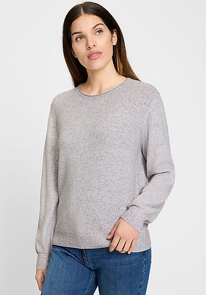 Olsen Rundhalspullover Gerader Schnitt günstig online kaufen