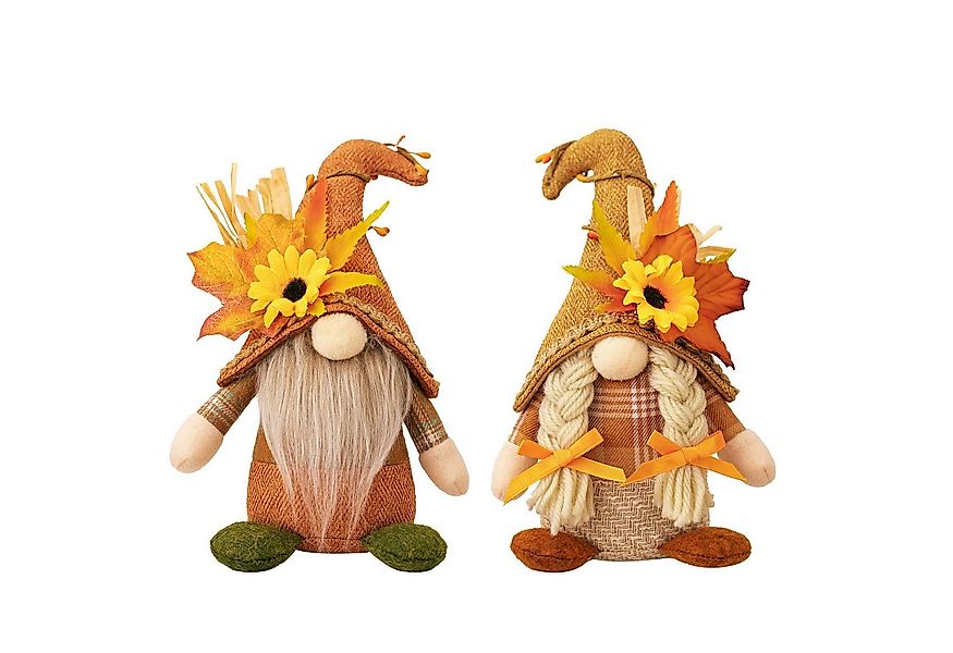 CLTYQ Wichtel Herbst Dekoration Wichtel Figuren,mit Sonnenblume Dekofigur ( günstig online kaufen