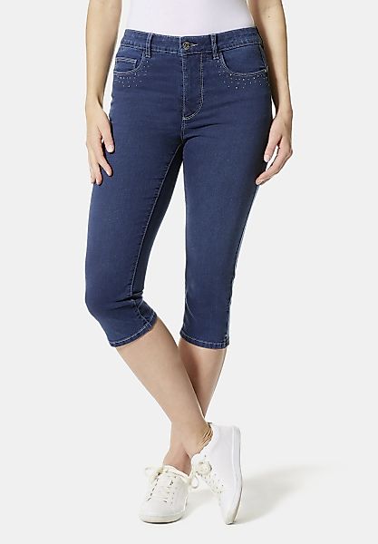 STOOKER WOMEN 7/8-Jeans "Denim Capri Skinny Fit Jeans" Skinny Fit Casual Cl günstig online kaufen