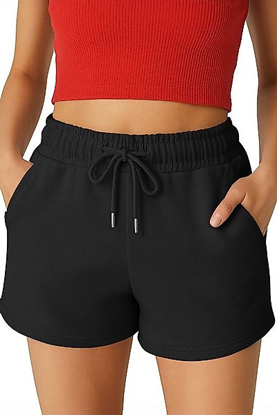 ROSS CAMP Sweatshorts Kurze Hose Damen Shorts Lycra günstig online kaufen