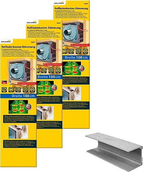 SCHELLENBERG Rollladenkastendämmung »3-teilig, 100 x 28,5 x 1,3 cm«, Thermo günstig online kaufen