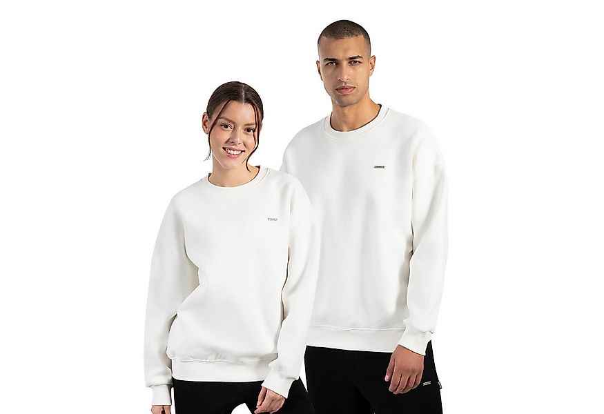 Smilodox Sweatshirt Unisex Riven, Oversize Fit Pulli mit Graviertem Metalll günstig online kaufen