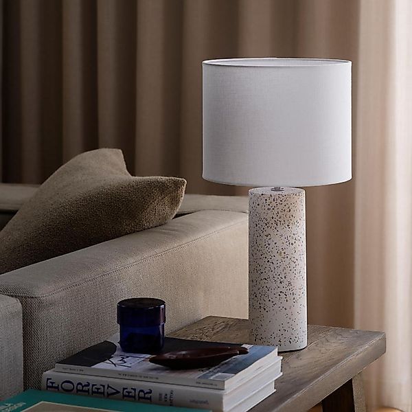 Tischleuchte Antiga in Weiß-matt E27 günstig online kaufen