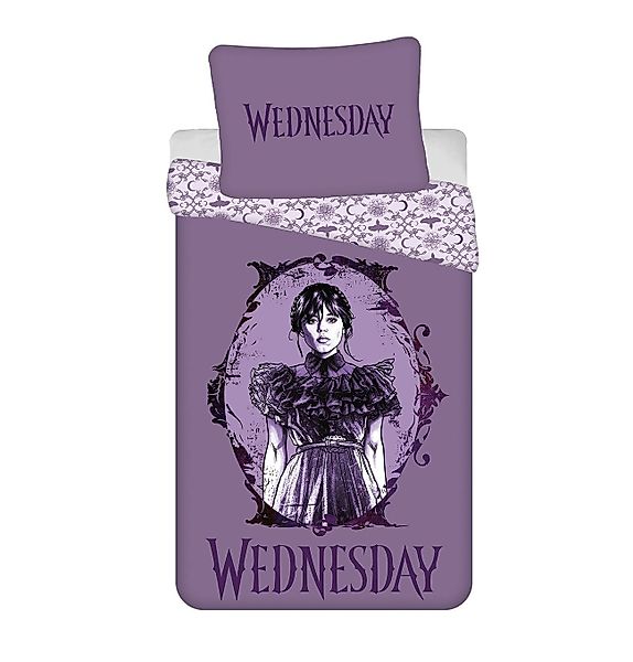Wednesday Bettwäsche Wendebettwäsche Wednesday Purple 140x200 günstig online kaufen