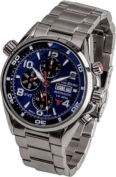 Carl von Zeyten Automatikuhr No.47 CVZ0047BLMS, Armbanduhr, Herrenuhr, Datu günstig online kaufen