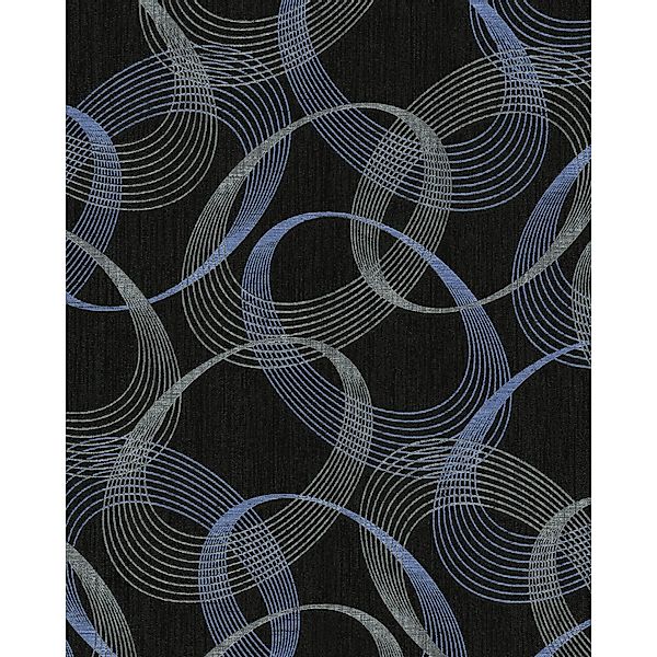EDEM 85034BR36 Grafik Tapete Abstrakt metallische Akzente Grau Violett 5,33 günstig online kaufen