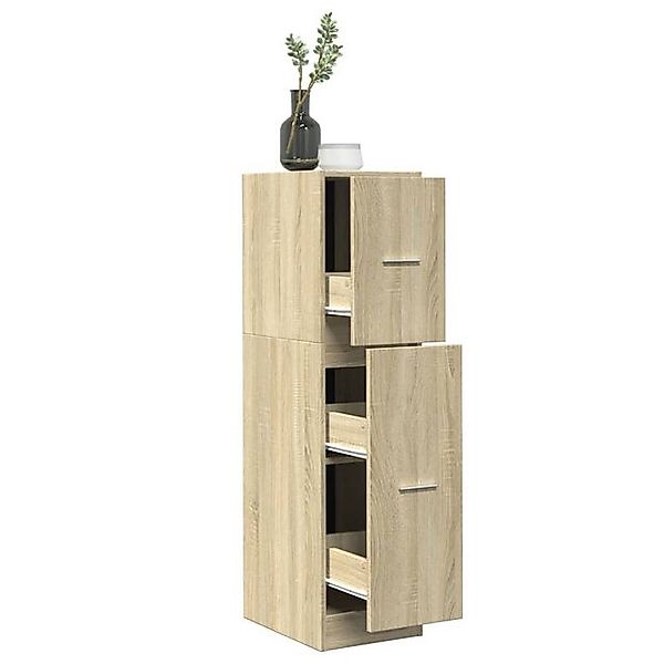 vidaXL Aktenschrank Apothekerschrank Sonoma Eiche 30x41x118 cm Spanplatte günstig online kaufen