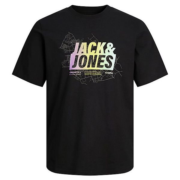 Jack & Jones Rundhalsshirt Große Größen T-Shirt JCOMAP SUMMER Logoprint sch günstig online kaufen