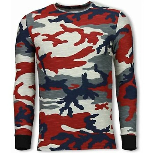 Tony Backer  Sweatshirt Army Zipped Back Long Camo günstig online kaufen
