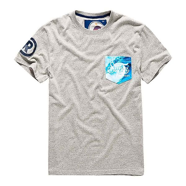 Superdry Super 77 Surf Photo Pocket Kurzarm T-shirt S Grey Grit günstig online kaufen