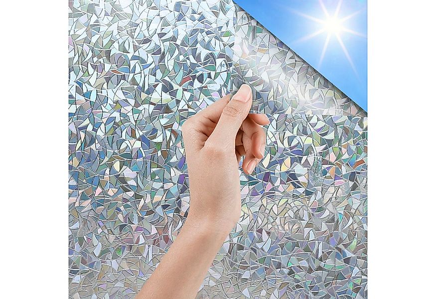 Clanmacy Fensterfolie Fensterfolie Milchglasfolie Sichtschutzfolie Selbstkl günstig online kaufen