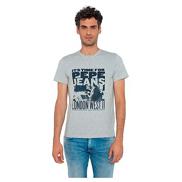 Pepe Jeans Alexis Kurzärmeliges T-shirt M Grey Marl günstig online kaufen