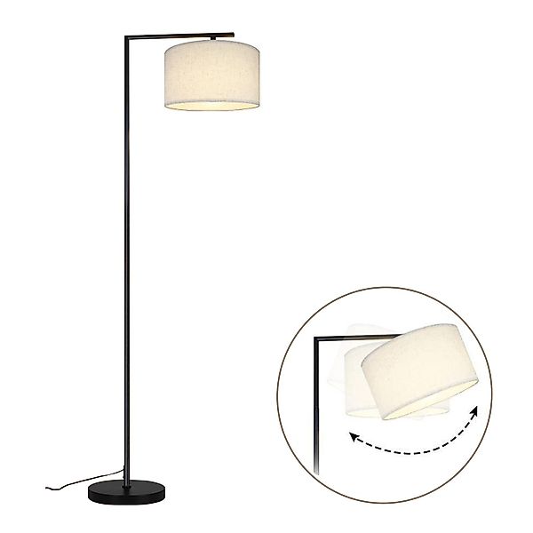 ZMH Stehlampe Whonzimmer Stoff Design Modern günstig online kaufen