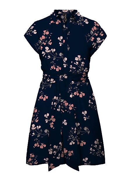 VERO MODA Kurzärmeliges Kleid Damen Blau günstig online kaufen