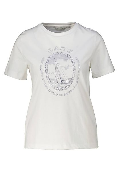 Gant T-Shirt Damen T-Shirt aus Baumwolle günstig online kaufen