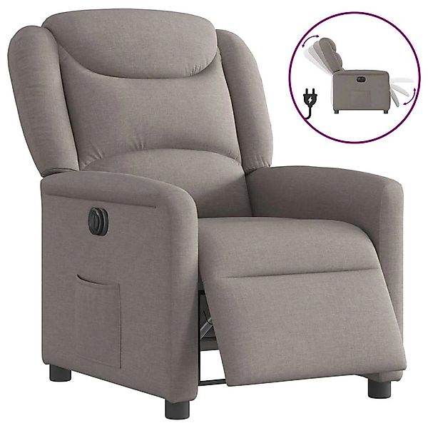 vidaXL Relaxsessel Elektrisch Taupe Stoff 3303181 günstig online kaufen