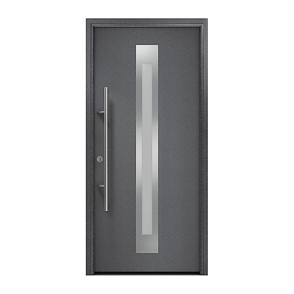 EcoStar Haustür Isopro Secur IPS 770S Anthrazitmetallic 110 cm x 210 cm DIN günstig online kaufen
