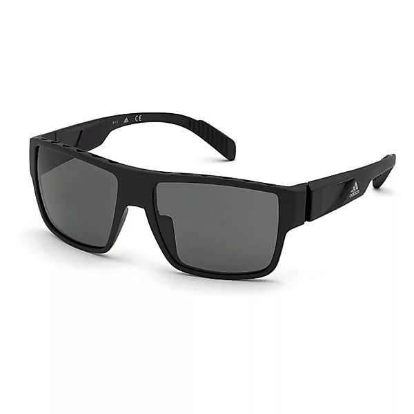 Adidas Sp0006 Polarisierte Sonnenbrille Grey/CAT3 Matte Black günstig online kaufen