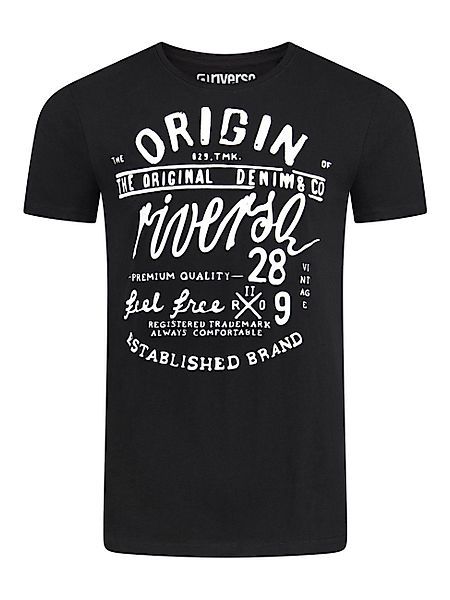 riverso T-Shirt Herren Printshirt RIVLeon Regular günstig online kaufen