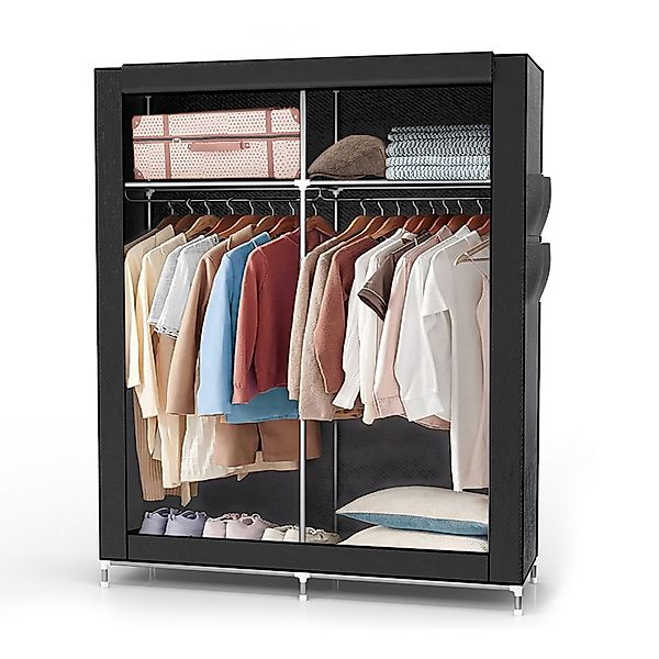 Intirilife Kleiderschrank (Faltschrank 108x170x45 cm in günstig online kaufen