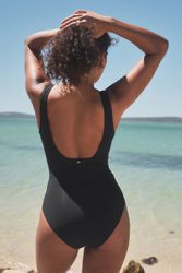 Next Badeanzug Bauchformender Badeanzug mit tiefem günstig online kaufen