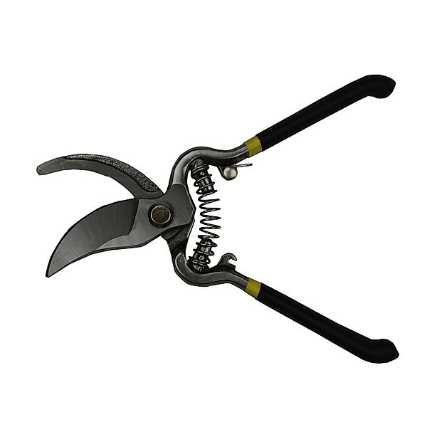 Jardinion Gartenschere aus Karbonalstahl 20cm Schwarz Rosenschere günstig online kaufen