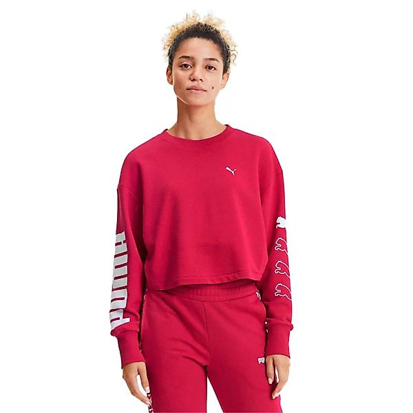 Puma Rebel Crew Tr Sweatshirt S Bright Rose günstig online kaufen
