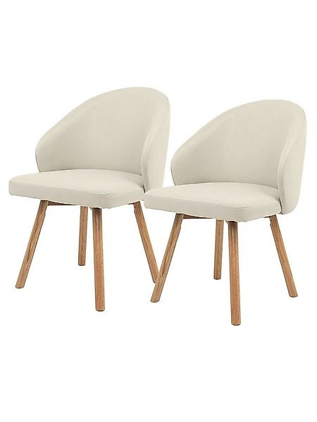 holz4home® Esszimmerstuhl 2er Set Wohnzimmerstuhl I Stuhl Gepolstert mit Be günstig online kaufen