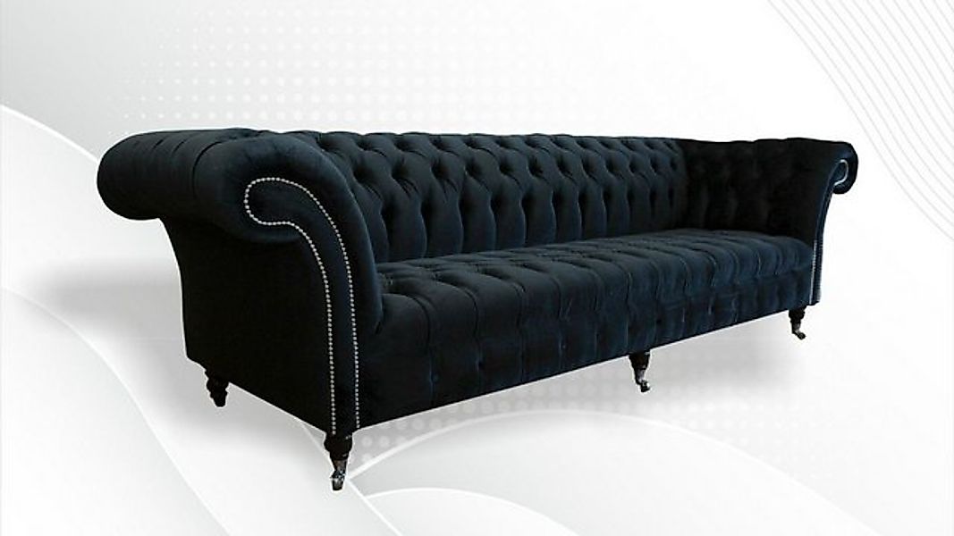 Xlmoebel Sofa Großes Polster-Design-Sofa 4-Sitzer Chesterfield-Couch Garnit günstig online kaufen